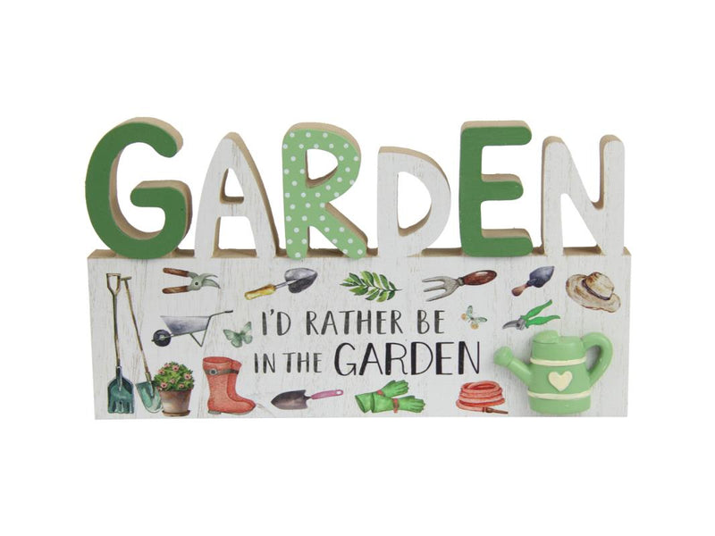 Garden theme wall plaque