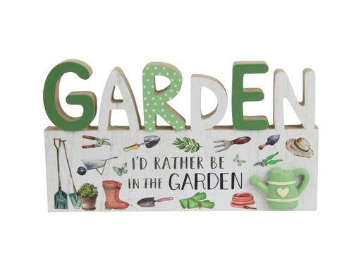 Garden theme wall plaque