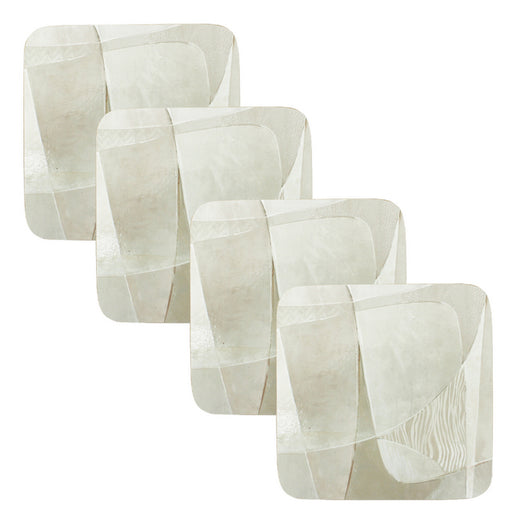 Sand pattern coasters set of 4