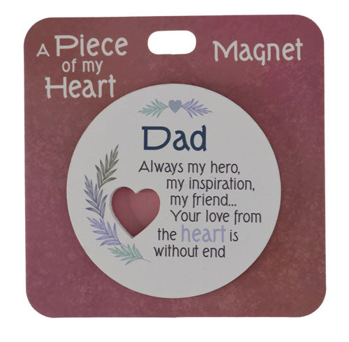 Fridge magnet for dad with bold, proud text