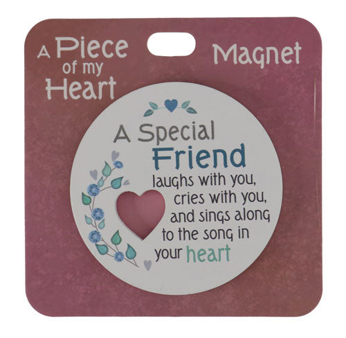 Fridge magnet for a special friend with modern design