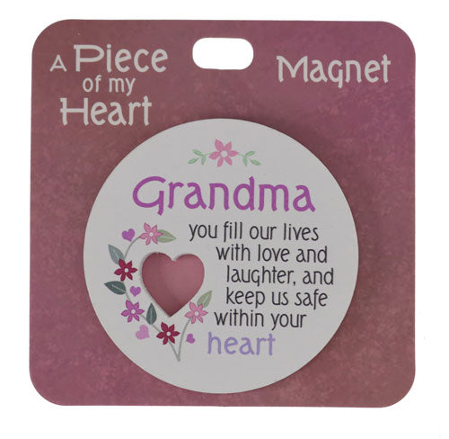Fridge magnet for grandma with heartfelt message