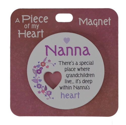 Fridge magnet for Nanna with heartwarming quote