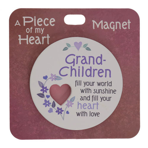 Sentimental fridge magnet for grandparents