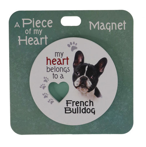 Cute French Bulldog magnet gift idea.