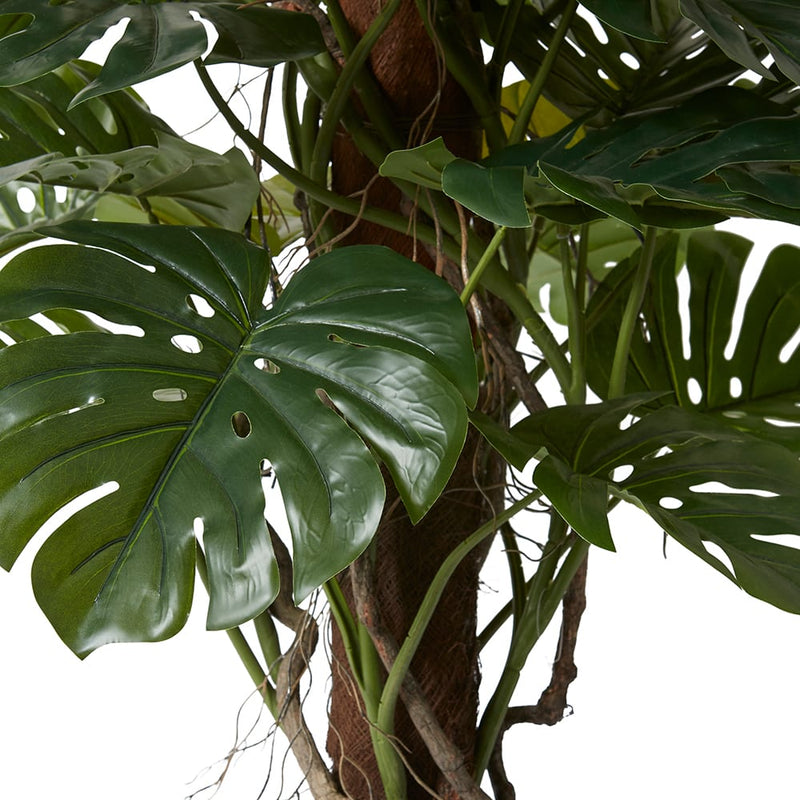 Monstera Totem Potted Green 90x90x180cm