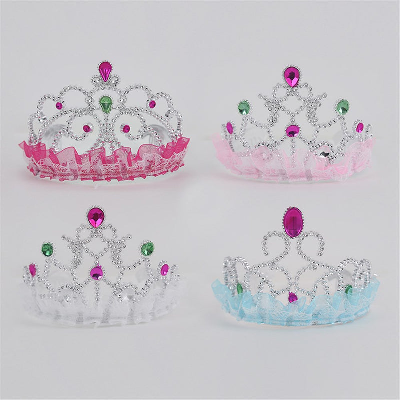 Princess tiara with fur trim