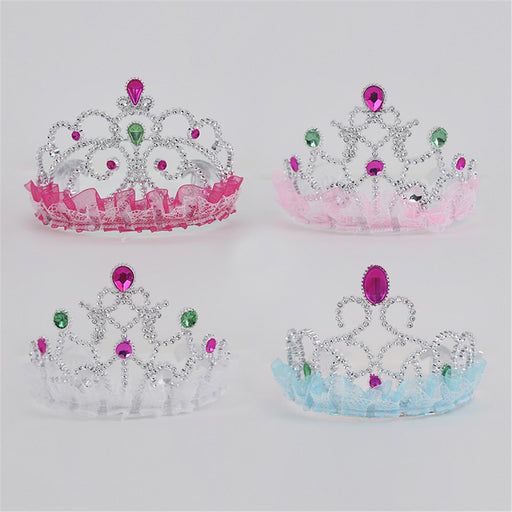Princess tiara with fur trim