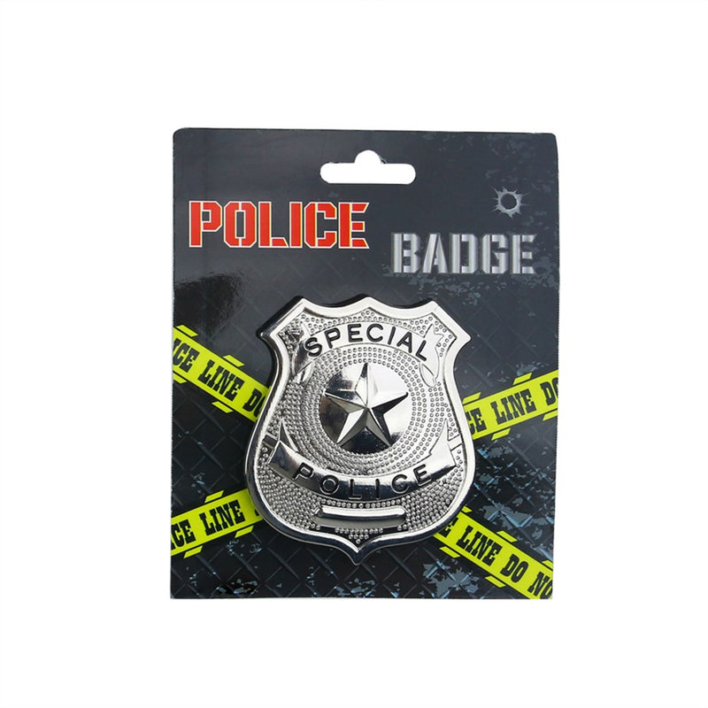 Metal detective badge accessory