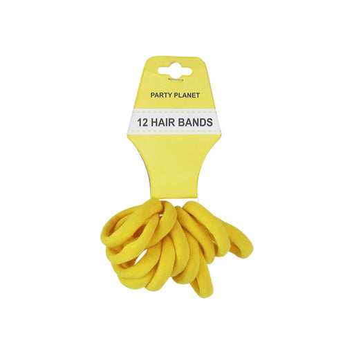 Radiant golden stretchy tress tamers in a multi-pack