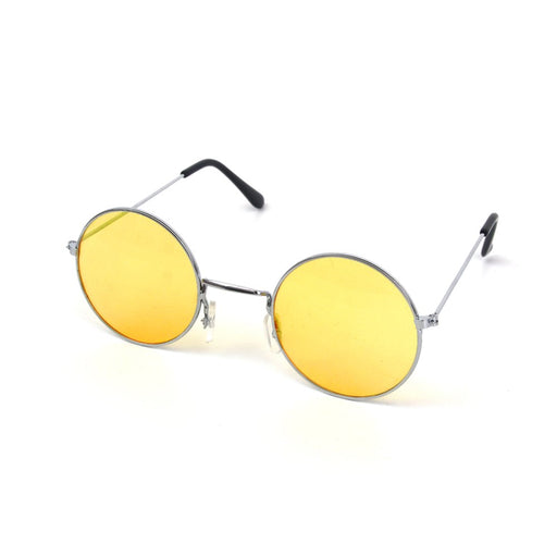 Yellow hippie style tinted glasses