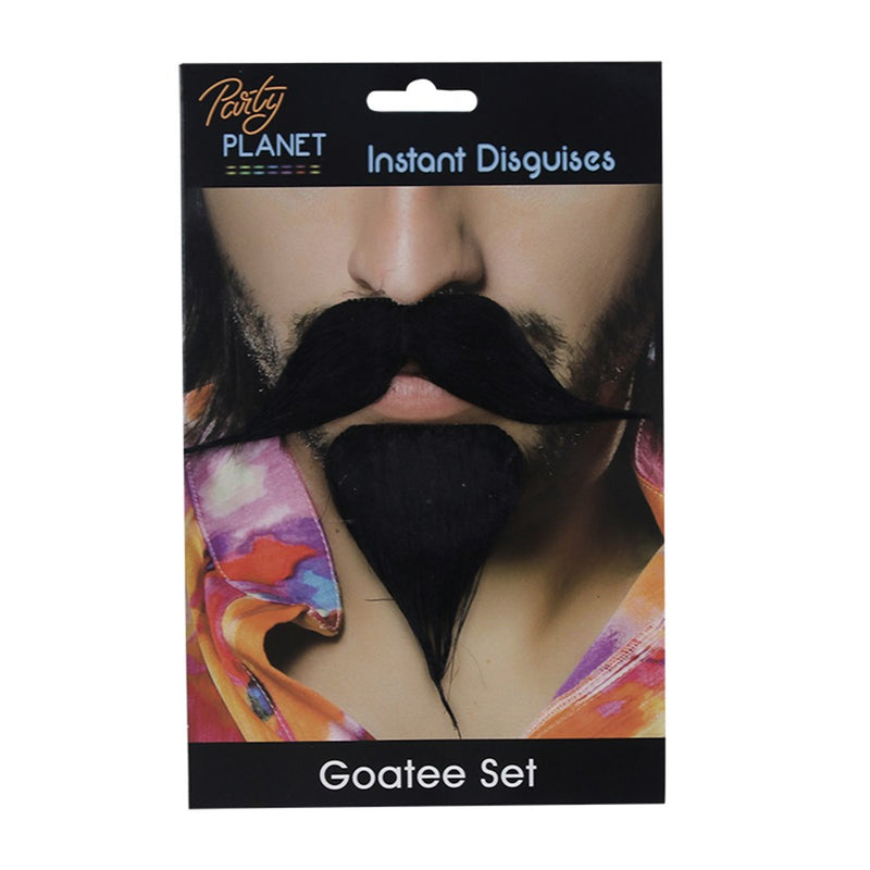 Musketeer style moustache and goatee accessory