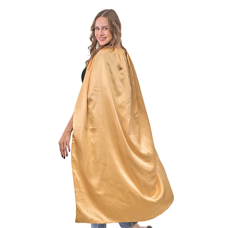 Gold cape 150cm for costume glamour