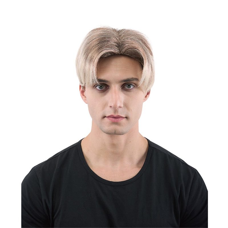 90s boy band style wig with retro volume