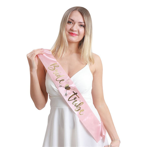 Bride Tribe party sash