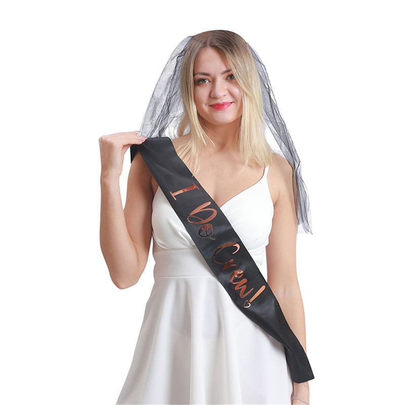 I Do Crew party sash