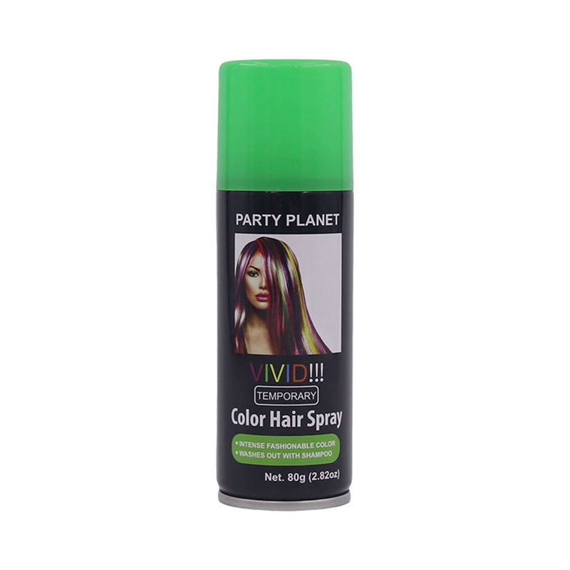 Green temporary hair spray