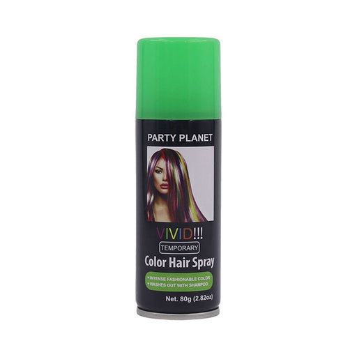 Green temporary hair spray