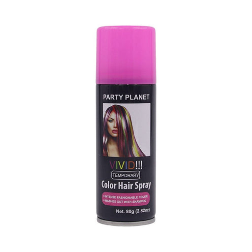 Pink temporary hair spray