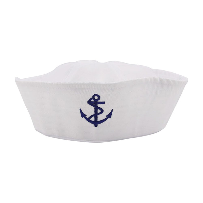 White sailor doughboy hat