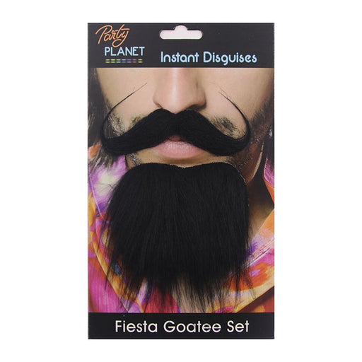Fiesta style goatee and mustache set