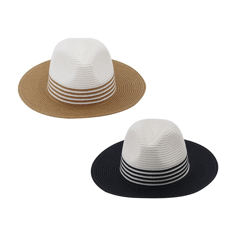 Two tone Panama hat for men