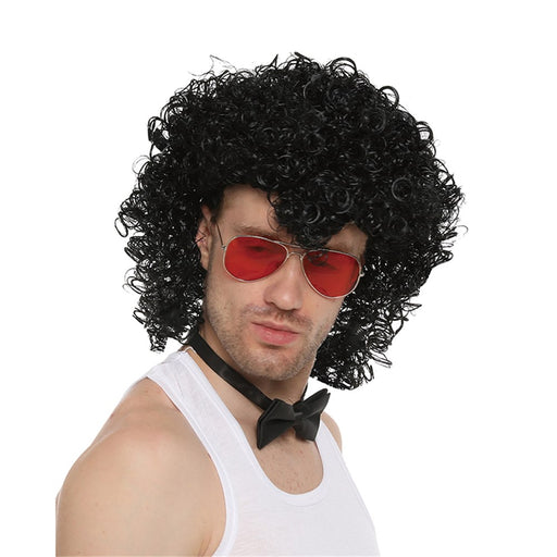 Mullet style costume wig