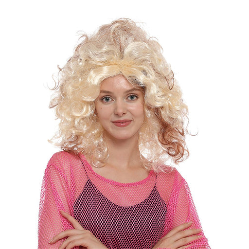 80s style glamour rock wig