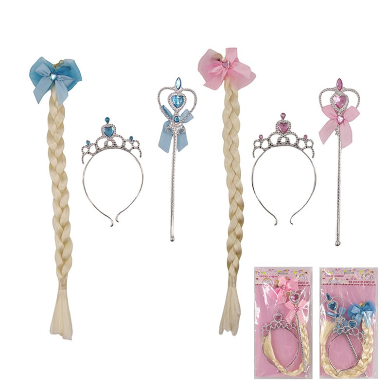 Princess costume kit braid wand tiara
