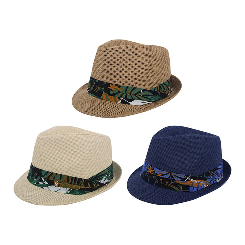 Men's beach fedora hat