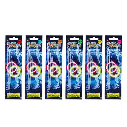 Assorted color glow earrings for party wear