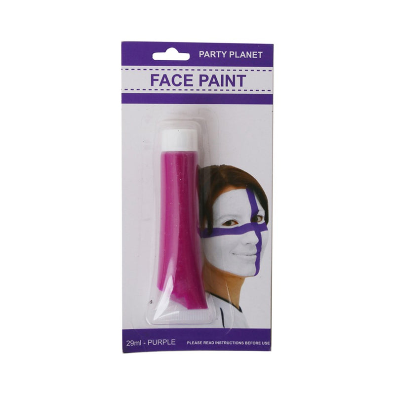 Purple face paint party accessory