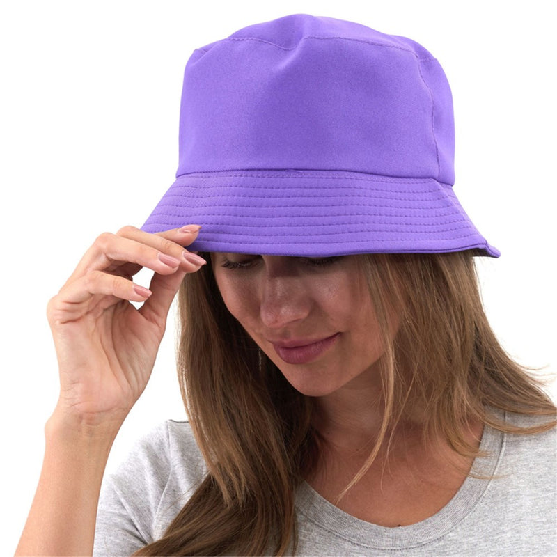 Purple bucket hat party accessory