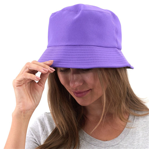 Purple bucket hat party accessory