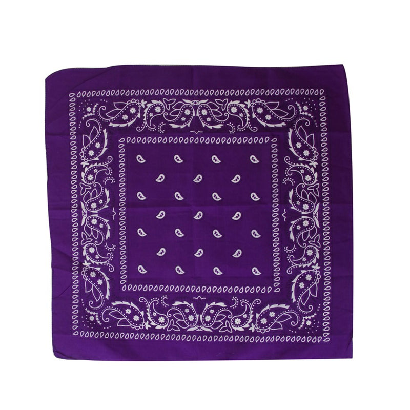 Purple bandana costume accessory