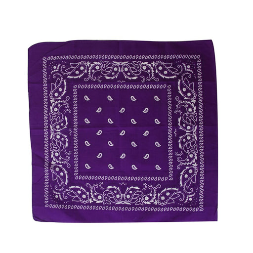 Purple bandana costume accessory