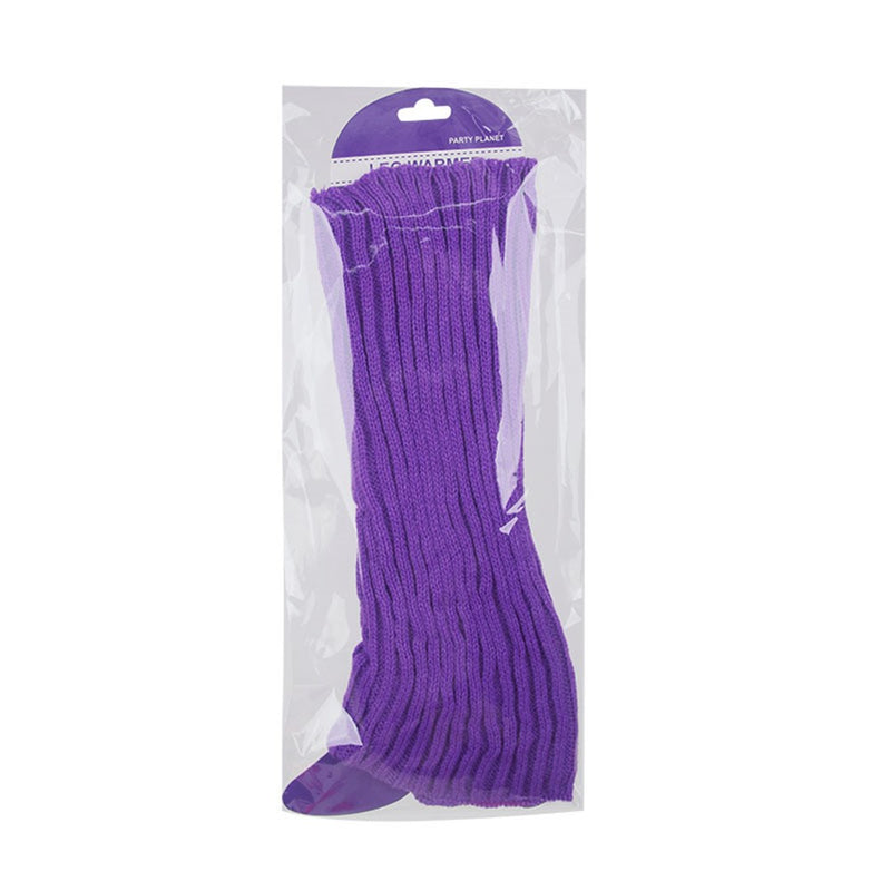Purple leg warmers costume accessory
