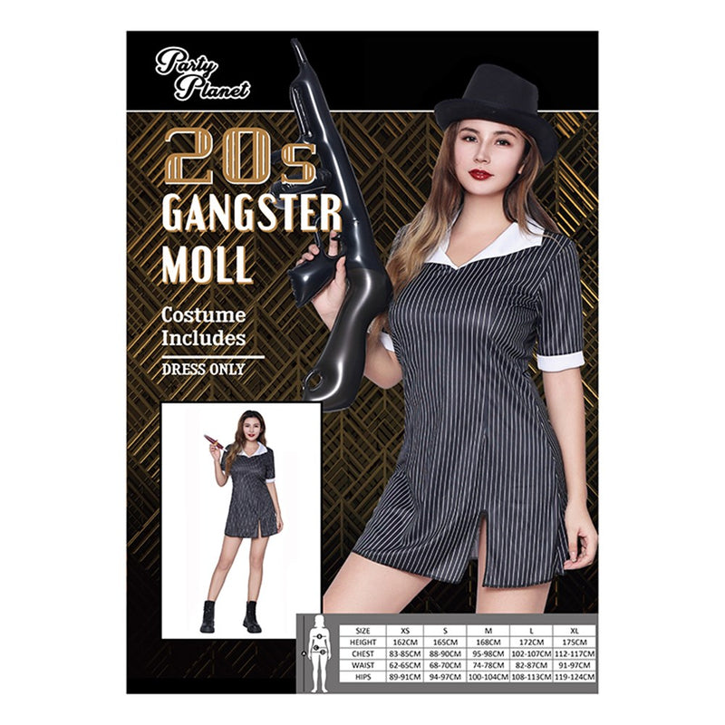 Womens 1920s gangster costume small