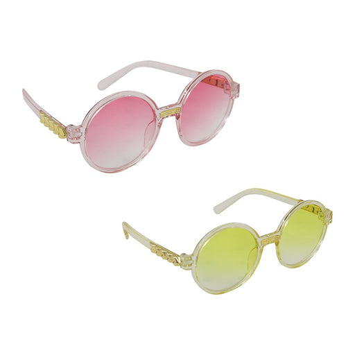 60s round party glasses