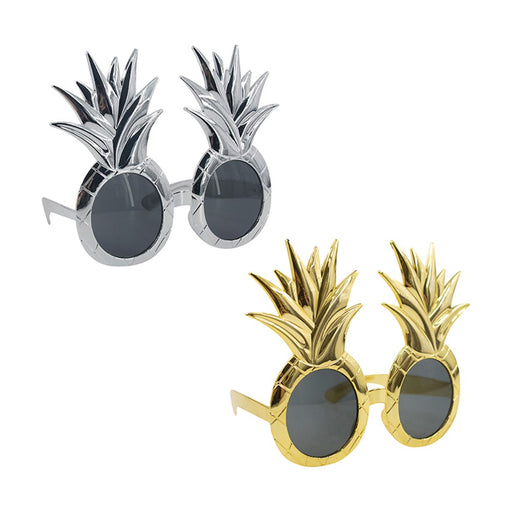 Gold silver metallic party glasses