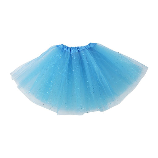 Blue glitter sequin tutu for kids