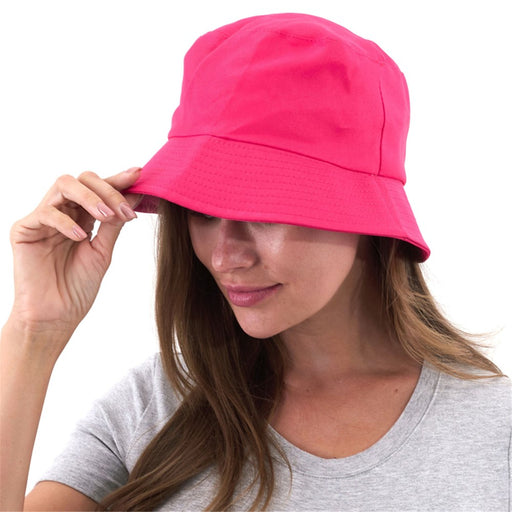 Pink bucket hat costume