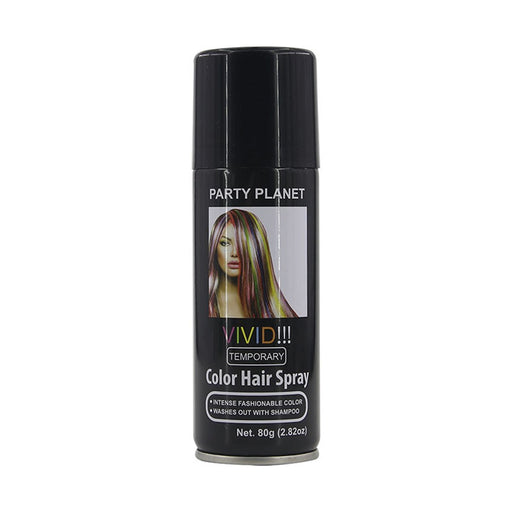 Black temporary hair spray