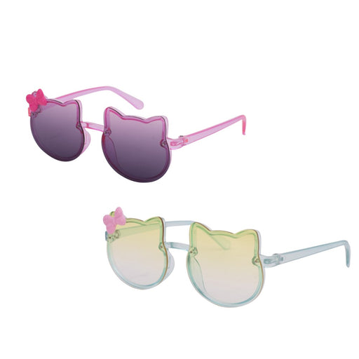 Feline inspired novelty children's eyewear in assorted colors