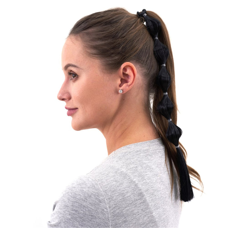 Black boho braid hair accessory