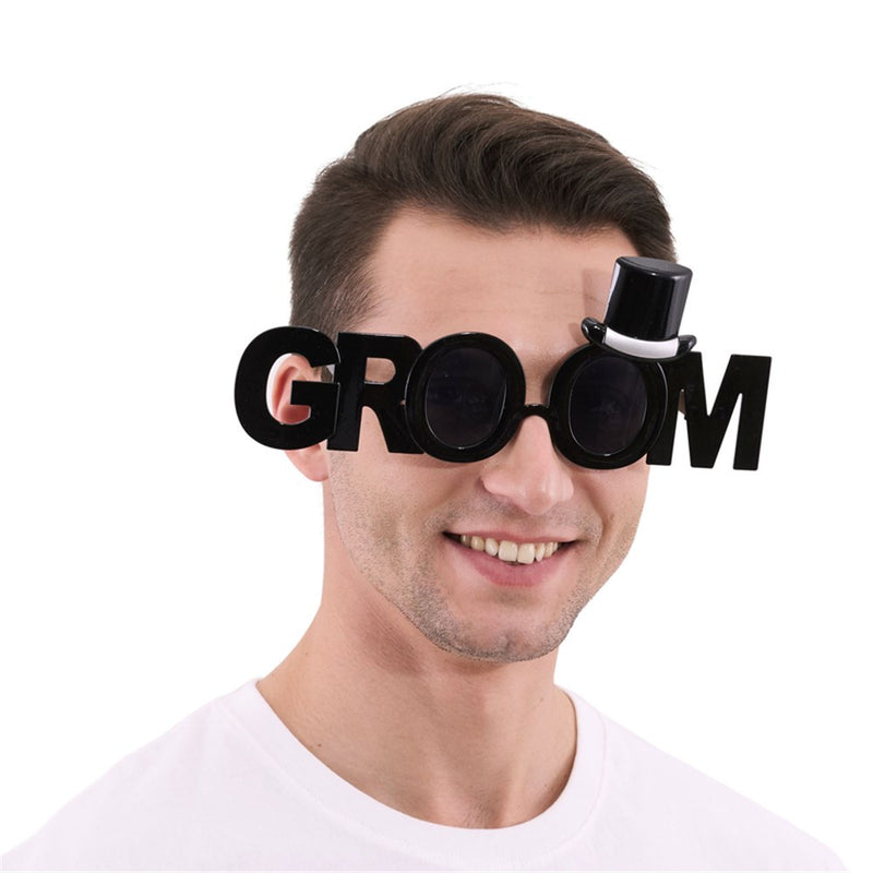 Groom party glasses