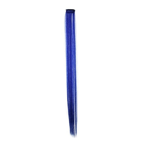Blue costume hair extension