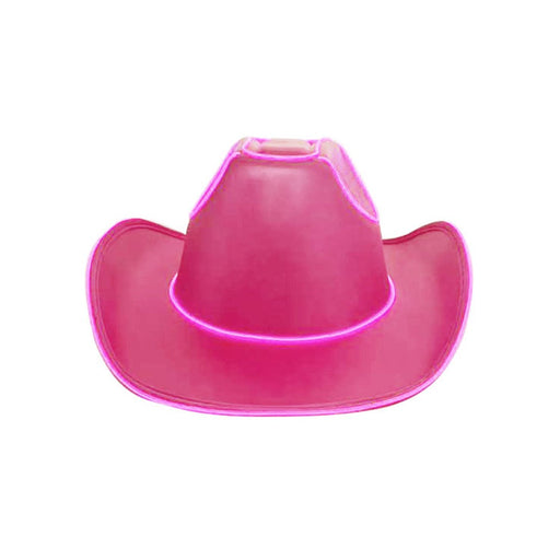 Pink light up cowgirl hat