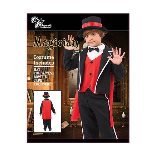 Costume Boy Magician Large 7-8 yrs old