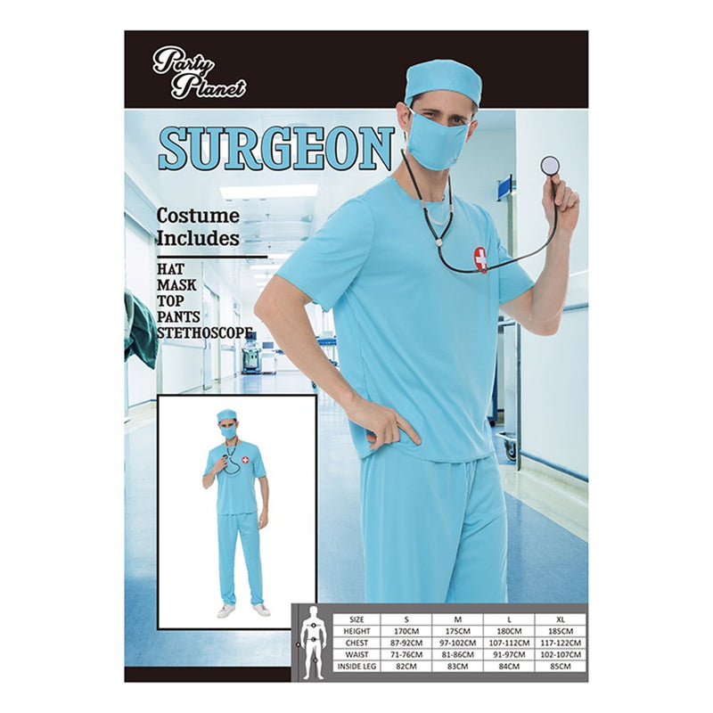 Doctor-Lrg Including Hat, Mask, Tops, Pants, Stethoscope